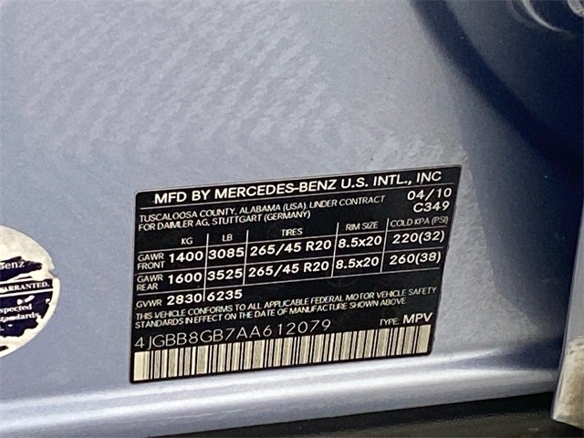 2010 Mercedes-Benz M-Class ML 350 4MATIC®